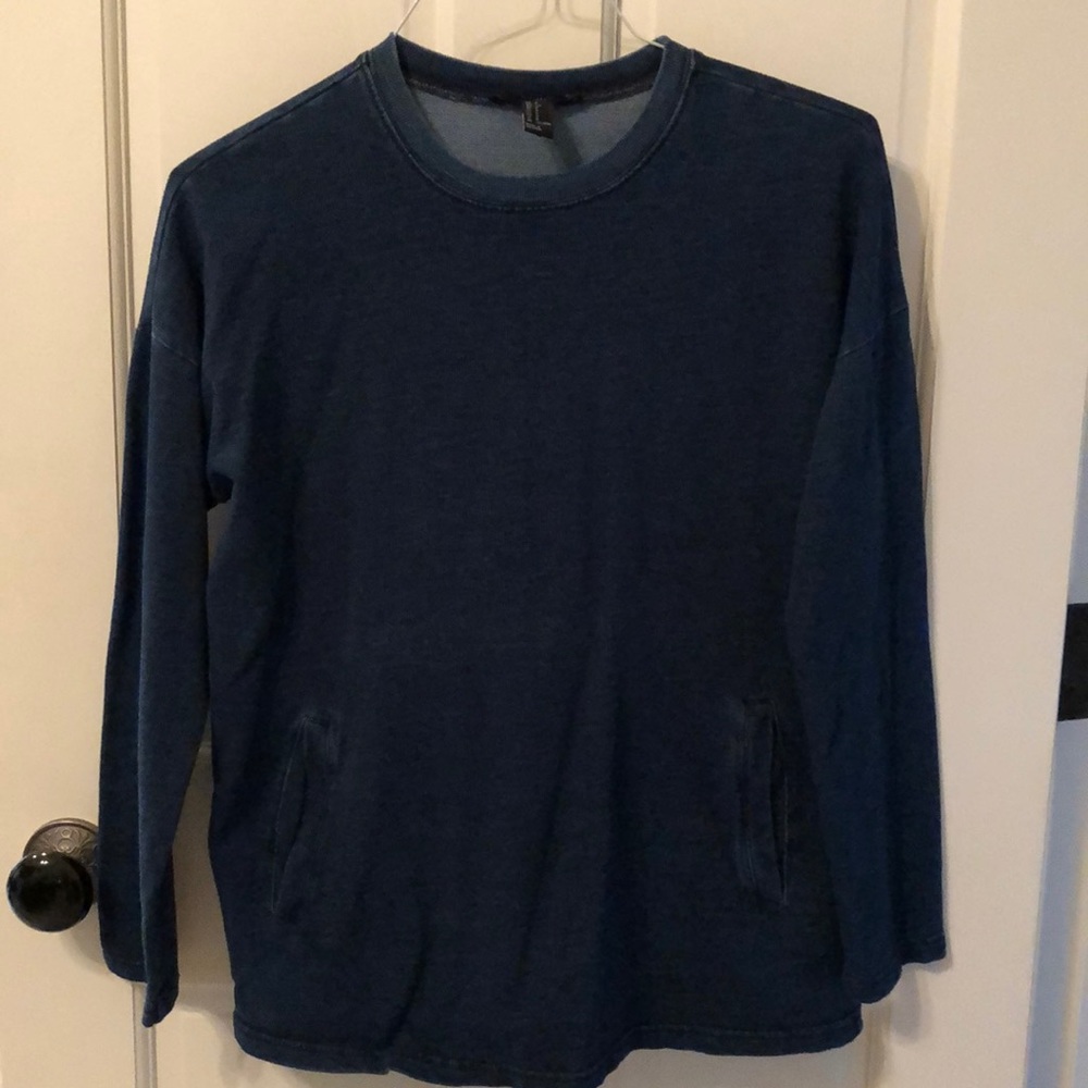 Ladies Denim long sleeve shirt